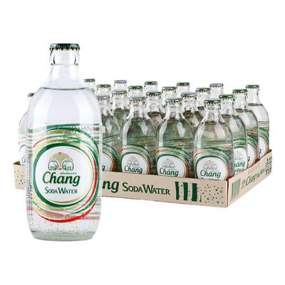 泰国进口chang泰象苏打水气泡水泰象含气家庭饮料配制饮用水325ml