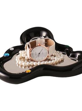 北欧ins云朵收纳摆件陶瓷盘