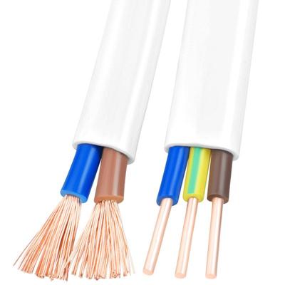 粤宏泰国标RVVB白色家用电源线