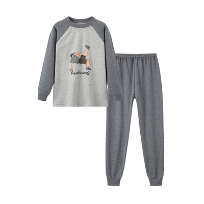 青少年全棉内衣套装纯棉秋衣秋裤