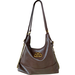 美拉德复古风托特包女包包2025新款潮复古学院双肩包小众链条背包