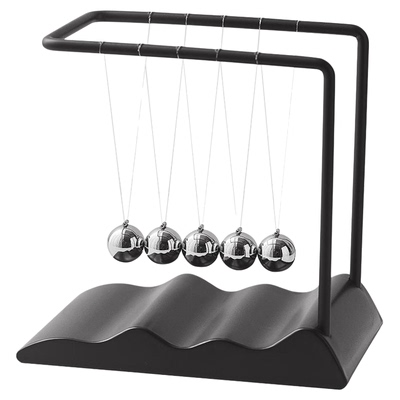 牛顿摆球撞球混沌摆永动机摆件男生卧室办公室书房桌面解压装饰品