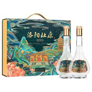【官旗】杜康洛阳礼白酒礼盒52度500ml*2瓶纯粮食酒