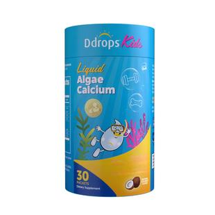 Ddrops滴卓思钙镁锌儿童补钙宝宝钙婴幼儿海藻钙婴儿童液体钙钙粉