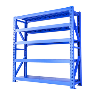 万昌5层五层中型仓储货架重型库房仓库承重货架多功能置物架铁架