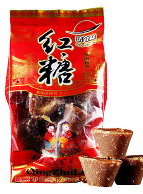云南特产清竹林元宝红糖手工红糖