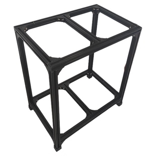 3030黑铝合金鱼缸支架子铝型材鱼缸支架 铝合金鱼缸承重底柜底座