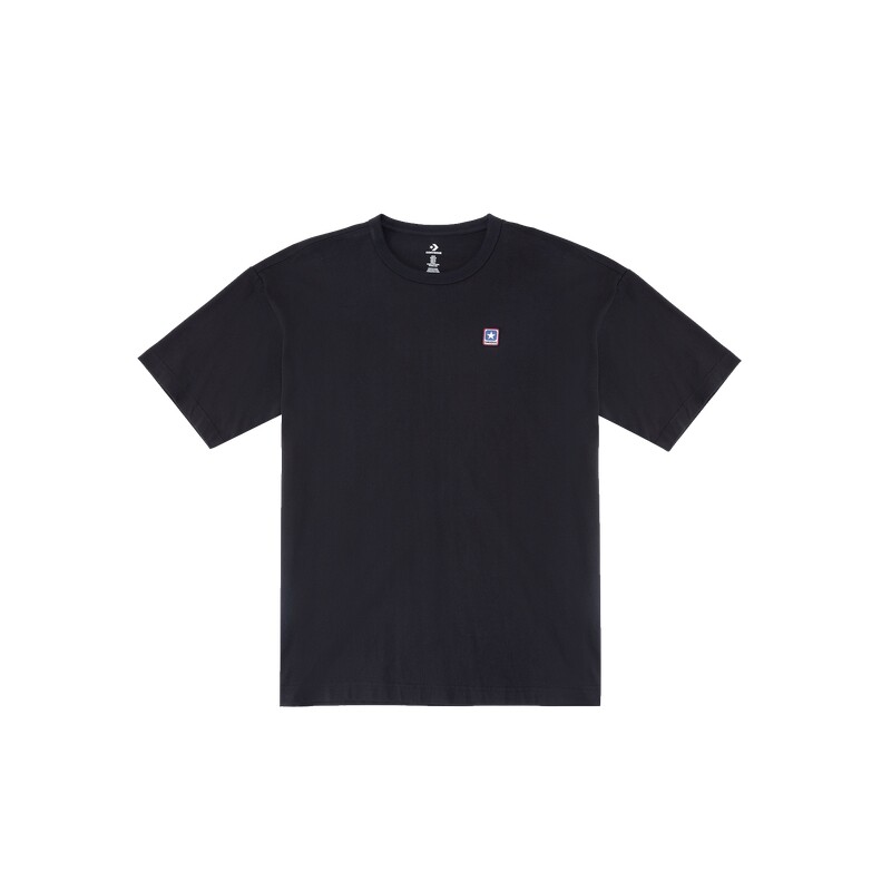 CONVERSE匡威官方 夏季新品全棉宽松刺绣复古男女短袖T恤UCJ437