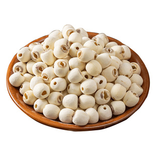 白莲子干货特级去芯磨皮湘莲2025新莲无硫湘潭莲子500g农家莲米