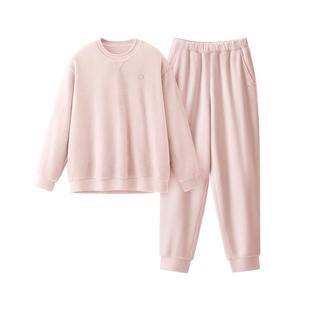 蕉内绒绒301Home女士保暖睡衣法兰绒加绒加厚女款冬季家居服套装