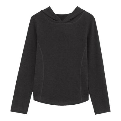 猫人加厚德绒连帽卫衣女冬季保暖