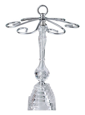 创意高脚杯架摆件倒挂水晶展示