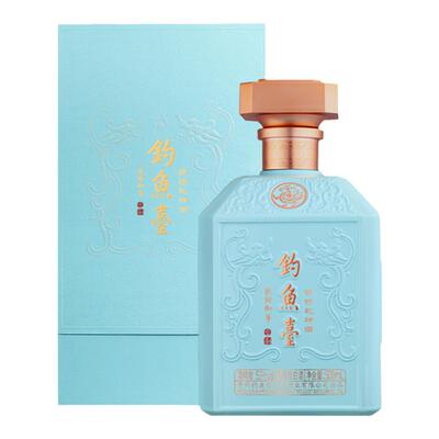 钓鱼台500ml酱香型53度金印白酒