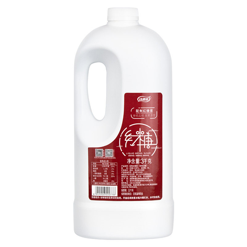 康雅酷液体红糖3kg制糍粑用红糖