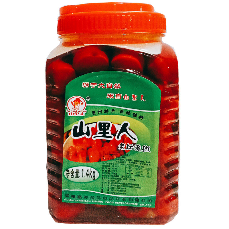 山里人贵州老坛泡椒1.4kg下饭