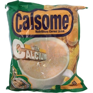 包邮缅甸特产Calsome玉米绿麦片750g1袋原味营养粗粮早餐速溶冲饮
