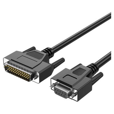 DB9转DB25串口RS232数据线打印机