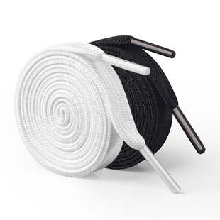 适用于nike耐克dunk熊猫男女款扁平鞋带aj原装运动鞋黑白色鞋带绳