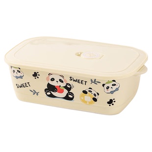 陶瓷分格饭盒微波炉加热便当盒分格餐盒上班族带盖保鲜盒密封饭盒