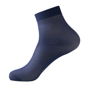 雅鹿男士冰丝袜子夏季薄款中筒透气防臭抗菌2026新款正装丝袜男款