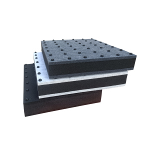 酒吧低音炮减震垫音响架子鼓跑步机隔音垫增压泵空调净水器防震垫