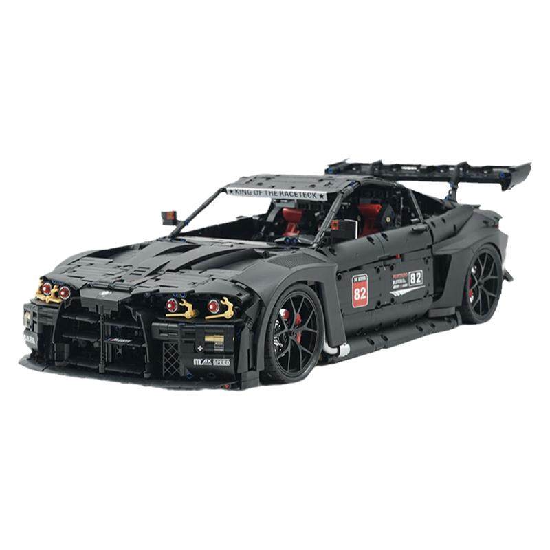 适用乐高1:8比例宝马M4黑武普通塑料积木