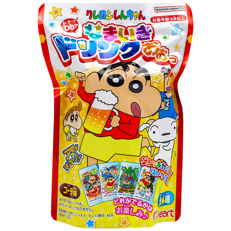日本进口可乐味蜡笔小新自制饮品
