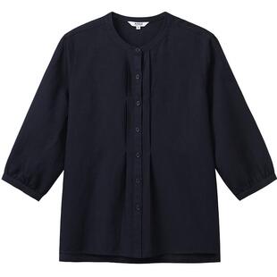 AIGLE艾高夏季款天丝舒适吸湿七分袖衬衫内搭女装法式白色上衣T恤