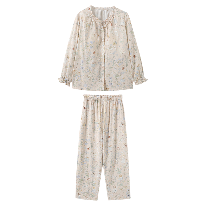 全棉家居服套装oakfamily