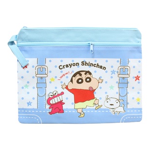 A4加大文件袋卡通学生试卷资料收纳袋大容量双层牛津布手提拉链袋