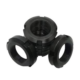 国标碳钢元螺帽厂标止退开槽锁紧圆螺母螺规格齐全工厂直销10M230