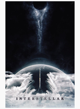 诺兰科幻星际穿越电影海报