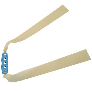 2515大锥度2212加宽弹弓皮筋高弹力扁皮筋户外耐拉三孔兜对折绑法