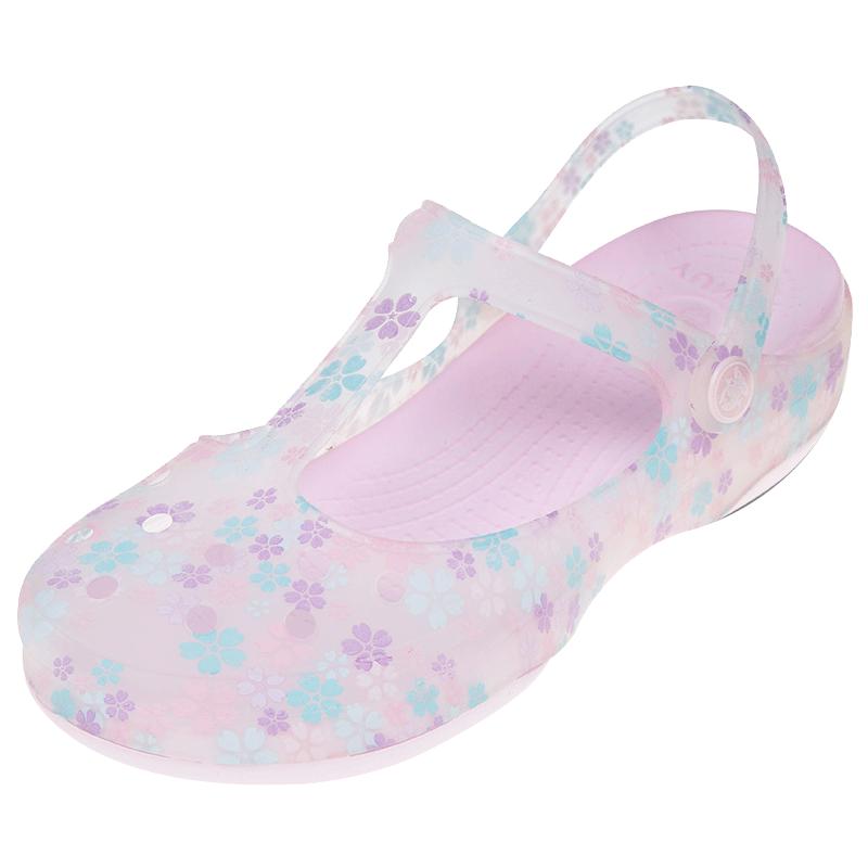 韵克ins潮包头软底沙滩洞洞鞋