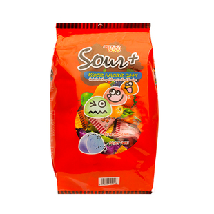 马来西亚进口一百份酸味软糖喜糖qq水果糖零食100份cocoaland糖果