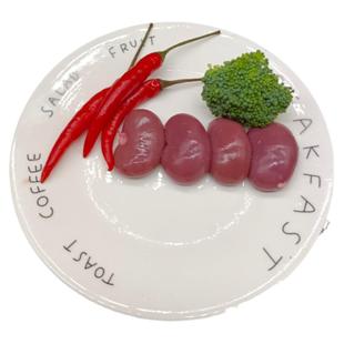 新鲜兔肾兔腰冷冻分割品兔内脏生鲜食材生骨肉食用生肉100g