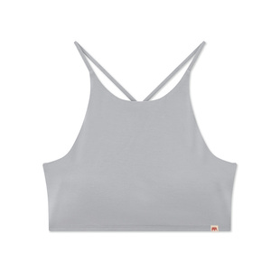 omshan·basic 挂脖式交叉吊带背心 亲肤美背运动瑜伽文胸上衣