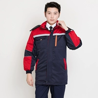 Красный, съемный, средней длины