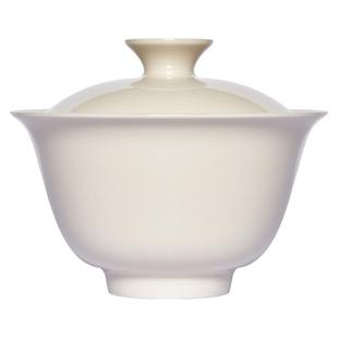 不亦室学古凝香小盖碗手作功夫茶具景德镇家用复古中式盖碗 100ml