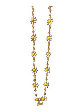 小众清新小雏菊滴油项链