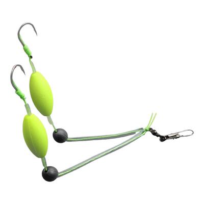 无注册商标反底子线双钩跑铅防挂