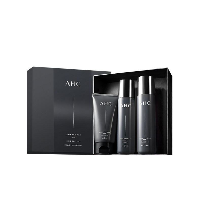 AHC男士护肤品套装水乳洗面奶控油补水保湿官方正品男生生日礼物