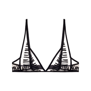 HER SENSES/何识独白系列刺绣长三角无钢圈文胸舒适无痕内衣B068