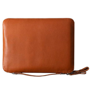 吉卡尼 简约头层牛皮男士斜挎包潮牌真皮多功能ipad包单肩工具包