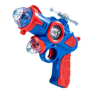 儿童玩具电动声光枪炫酷灯光七彩发光带迷你音乐男女孩趣味玩具