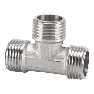 304不锈钢水管接头三通弯头对丝内外丝直接直通4分连接头配件大全