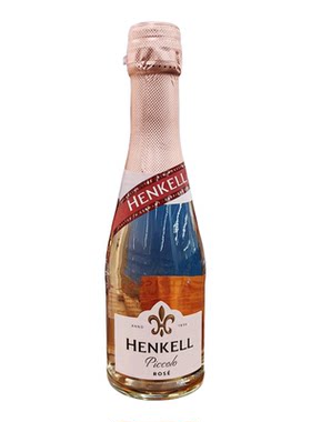 德国进口HENKELL桃红干型起泡酒200ml小酌葡萄酒沃尔玛正品代购