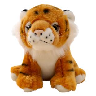 超萌老虎玩偶公仔毛绒玩具白色胖虎东北虎娃娃小号儿童生日礼物