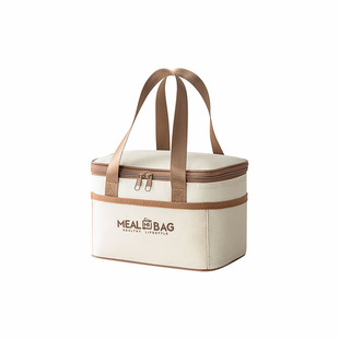 饭盒袋上班族便当保温包手提包小学生大容量加厚铝箔带饭手提袋子