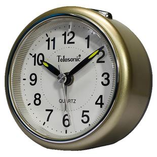 天王星闹钟钟表静音简约现代床头卧室夜光灯男女学生用多功能时钟